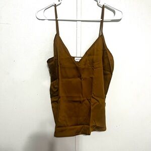 Ettitude silk cami top size small NWOT